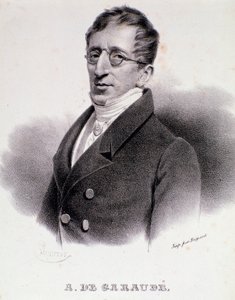 Alexis de Garaude (1779-1852) francia zeneszerző portréja. 19. század. alkotó: Anonymous Anonymous