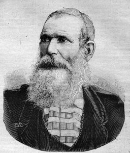Antoine Bonelli, „Bellacoscia” korzikai bandita portréja. Metszet "" Le Peute Parisien "" alkotó: Anonymous Anonymous