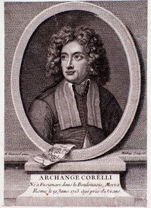 Arcangelo Corelli portréja (metszet) alkotó: Anonymous Anonymous