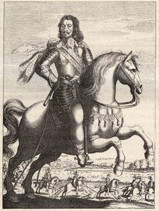 Weimar szász Bernard (1604-1639) portréja Werth János elfogásának Bernard herceg és Rohan herceg általi ábrázolásával. 17. századi metszet. Magángyűjtemény. alkotó: Anonymous Anonymous
