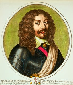 Charles de Schomberg (1601-1656) halluin hercegének portréja, Franciaország párja és marechalja XIII. Lajos alatt, Privee Collection alkotó: Anonymous Anonymous
