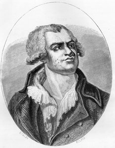 Georges Danton (1759-1794) szónok és politikus portréja – Dupray de La Maherie 1863-as metszete „A Vörös Könyv – Histoire De L