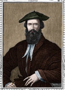 Girolamo portréja Francesco Maria Mazzola mondta Parmigianino vagy A parmezán (1503-1540) olasz festő. armengaud 1859-es metszete Európa - Olaszország galériáiban. Magángyűjtemény. alkotó: Anonymous Anonymous