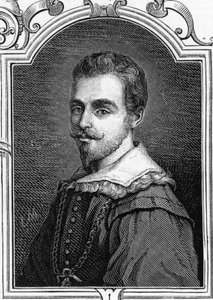 Giulio Cesare Procaccini (1574-1625) olasz festő portréja. Armengaud 1859-es metszete Európa - Olaszország galériáiban. Magángyűjtemény. alkotó: Anonymous Anonymous