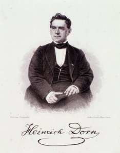 Heinrich Dorn (1804-1892) német karmester, zeneszerző és újságíró portréja XIX. Milánói magángyűjtemény alkotó: Anonymous Anonymous