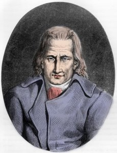 Jacques Cazotte francia író portréja - Jacques Cazotte (1719-1792) portréja - 1863-as metszet a "" Le Livre Rouge - Histoire De L