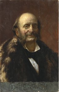 Jacques Offenbach (1819-1880) portréja – Névtelen – Olaj, vászon – Magángyűjtemény alkotó: Anonymous Anonymous
