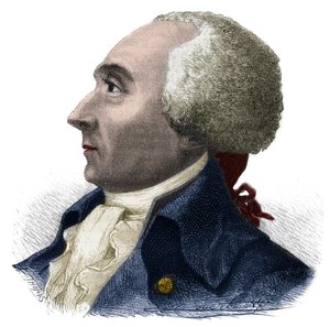 Jacques Rene Hebert (1757-1794) francia újságíró és politikus portréja - Alphonse de Lamartine (1790-1869) metszet a „Histoire des Girondins”-ba, 1865-1866 - Magángyűjtemény alkotó: Anonymous Anonymous