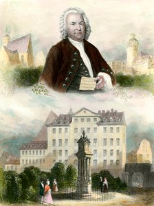 Jean Sebastien Bach portréja (Johann Sebastian Bach alkotó: Anonymous Anonymous