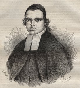 Louis Bonafous portréja, a vallásban Leotade testvér, akit nemi erőszakkal és gyilkossággal vádolnak. január 27-én halt meg a Toulon Bagne-ban. 1850. Pierre Zaccone (1817-1895) (Colonia Penale - Pe) metszete „Az elítéltek története születésüktől napjainkig alkotó: Anonymous Anonymous
