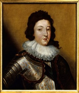XIII. Lajos (1601-1643) portréja. 17. századi névtelen festmény. Olajfestmény. Meg kell említeni: Reims, Musee Des Beaux Arts alkotó: Anonymous Anonymous