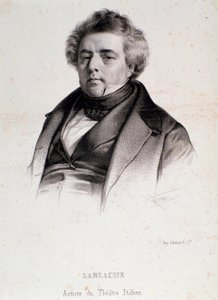 Luigi Lablache (1794-1858) olasz és francia operaénekes portréja, metszet. 19. század. Milánói magángyűjtemény alkotó: Anonymous Anonymous