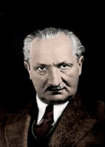 Martin Heidegger (1889-1976) német filozófus portréja.