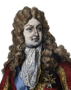 II. Fülöp, Orléans hercegének (1674-1723), a francia királyi család tagjának és 1715 és 1723 között a királyság régensének portréja. Illusztráció a „Le Plutarque Français”-ból, Edmond Mennechet alkotó: Anonymous Anonymous