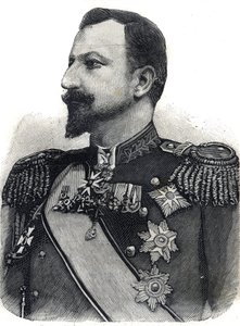 I. Ferdinánd bolgár herceg (1861-1948) portréja. Metszet a „Le Peute Parisien”-ben alkotó: Anonymous Anonymous
