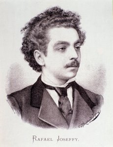 Rafael Joseffy portréja (metszet) alkotó: Anonymous Anonymous
