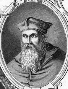 Sebastiano Luciani dit Sebastiano del Piombo (1485-1547) olasz festő portréja. Armandaud 1859-es metszete „Európa galériáiban – Olaszország”. Magángyűjtemény. alkotó: Anonymous Anonymous