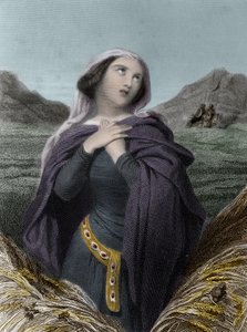 Saint Adelaide vagy burgundi Adelaide (931-999) - Olaszország Adelaide - más néven burgundi Adelaide - a „””” The Saintes Femmes”-ben”. 1852."