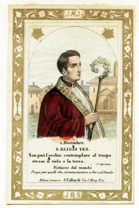 Szent Eligius (metszet alkotó: Anonymous Anonymous