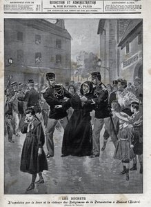 Elválasztás az egyháztól és az államtól – Apácák kiutasítása iskoláikból Humontban (Lozere) – az 1902-es „la-croix illustree” borítója – alkotó: Anonymous Anonymous