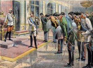 I. Ferenc József (1830-1916) osztrák császár jubileuma. Metszet a „Le Petité Parisien” újságból” alkotó: Anonymous Anonymous