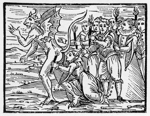 A szombati rituális csók az ördög fenekére – „Compendium Maleficarum”, Francesco Maria Guazzo vagy Guaccio vagy Guaccius (15? -16??) boszorkányairól, szerencsétlenségeiről és csajozásairól szól (15? -16??) 1608 Magángyűjtemény