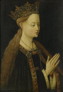 The Virgin, c.1500 (oil on panel) alkotó: Anonymous Anonymous