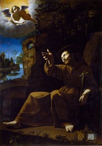 Szent Ferenc látomása (festmény) alkotó: Anonymous Anonymous