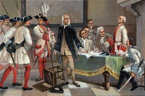 Francois Anneessens letartóztatása 1719-ben, amiért ő volt az 1717-es brüsszeli lázadás fő felbujtója. Antoine csokoládék reklámkromolitográfiája Brüsszelben, a XX. század eleje. Magángyűjtemény alkotó: Anonymous Anonymous