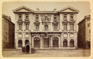 Marseille városa és környéke 1885-1890 körül: városháza, Magángyűjtemény alkotó: Anonymous Anonymous