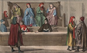 Kereskedelmi törvényszék, vagy kereskedelmi törvényszék - 15. század - Kereskedelmi törvényszék, Olaszország alkotó: Anonymous Anonymous
