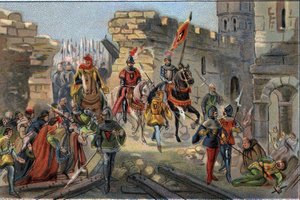 II. Lajos flandriai diadalmenete (Louis de Dampierre Louis de Male vagy Maele néven ismert alkotó: Anonymous Anonymous