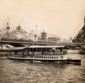 1900-as egyetemes kiállítás – Universelle de 1900 kiállítás Párizsban: Le pont d