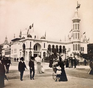 1900. évi egyetemes kiállítás – Universelle de 1900 kiállítás Párizsban: Algériai Palota – magángyűjtemény alkotó: Anonymous Anonymous