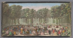 Kilátás a Versailles-i Water Theatre Grove-ra alkotó: Anonymous Anonymous