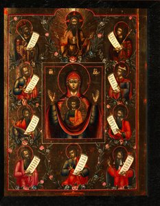 Kurszki Szűzanya, 19. század eleje. alkotó: Anonymous Russian icon painter