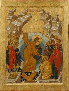 Az alászállás a pokolba alkotó: Anonymous Russian icon painter