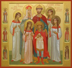 II. Miklós cár megölt családja, 2004-2007 alkotó: Anonymous Russian icon painter