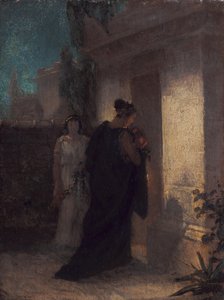 Gyászoló nő (Antigoné) alkotó: Anselm Feuerbach