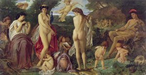 Német: Das Urteil des Paris A párizsi ítélet alkotó: Anselm Feuerbach