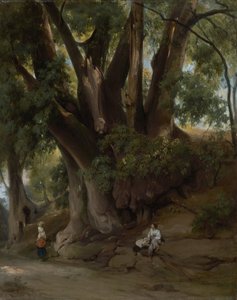 Italian Treescape (út Albanóban) alkotó: Anselm Feuerbach