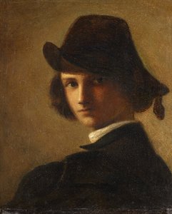 Önarckép fiúként alkotó: Anselm Feuerbach