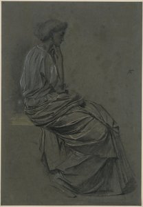 Ülő nő alkotó: Anselm Feuerbach