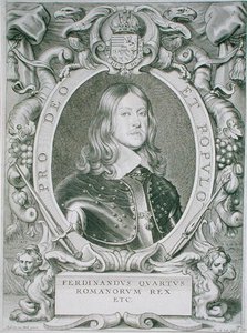 IV. Ferdinánd, a "Portraits des Hommes Illustres"-ból, metszette Petrus de Iode, megjelent 1706-ban (metszet). alkotó: Anselmus van (after) Hulle