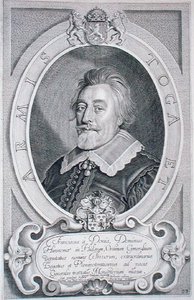 Frans van Donia († 1651) a „Portraits des Hommes Illustres” című művéből, Petrus de Iode metszete, 1706-ban megjelent (metszet)