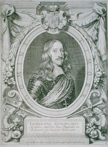 I. Leopold (1640-1708) szent római császár (1658-1705) a "Portraits des Hommes Illustres" című képből, metszette Petrus de Iode, megjelent 1706-ban (metszet).