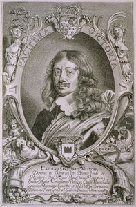 Karl Gustav Wrangel (1603-73) a Petrus de Iode által metszett „Arcképes férfiak portréiból”, 1706-ban megjelent
