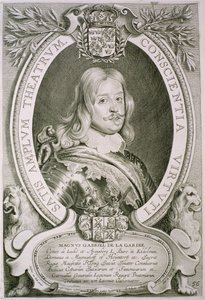 Magnus Gabriel (1622-86) Count de la Gardie, a "Portraits des Hommes Illustres"-ből, metszette Petrus de Iode, megjelent 1706-ban.