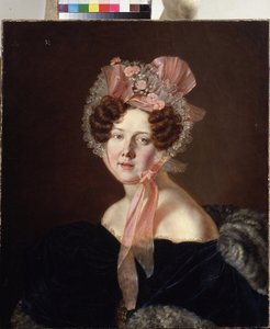 Portré egy hölgy (Portré egy hölgy). Anthelme Francois Lagrenee (1774-1832) festménye, olaj, vászon