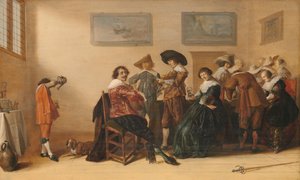 Vidám társaság egy szobában, 1633 alkotó: Anthonie Palamedesz